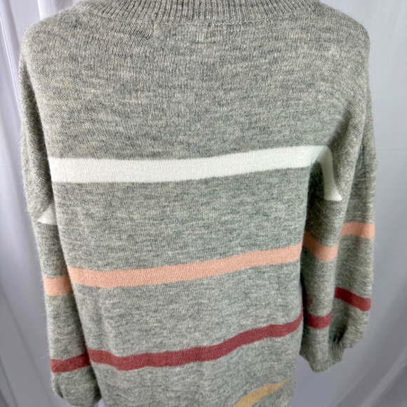 Soft Stripe Grey Sweater - Picture 5 of 6